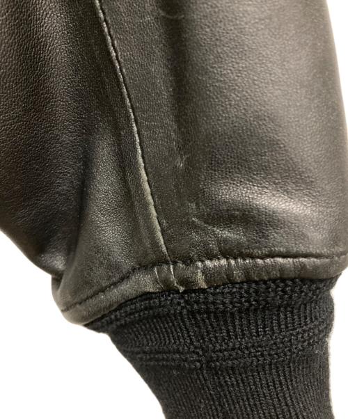 ESTNATION（エストネーション）ESTNATION (エストネーション) フーデットレザーブルゾン ブラック サイズ:SIZE Sの古着・服飾アイテム