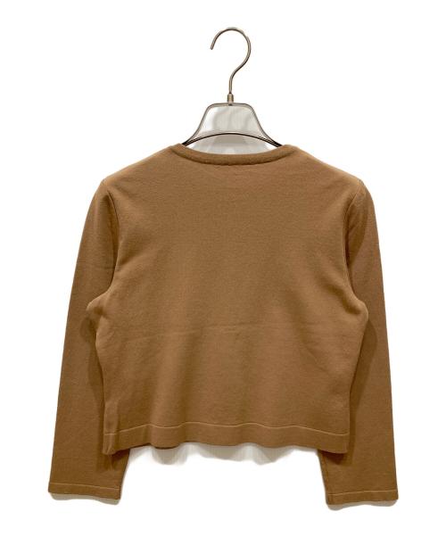 FOXEY（フォクシー）FOXEY (フォクシー) ニットカーディガン ベージュ サイズ:SIZE 38の古着・服飾アイテム
