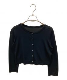 FOXEY NEWYORK（フォクシーニューヨーク）の古着「ニットカーディガン」｜ネイビー
