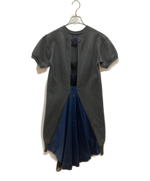 NIKE（ナイキ）NIKE (ナイキ) sacai (サカイ) テックフリースドレスワンピース ネイビー サイズ:SIZE XSの古着・服飾アイテム