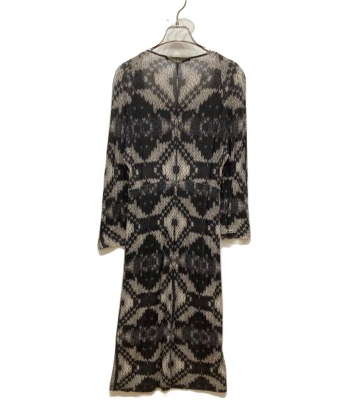 Max Mara WEEK END LINE（マックスマーラ ウイークエンドライン）MAX MARA WEEK END LINE (マックスマーラ ウイークエンドライン) 総柄ワンピース ブラック サイズ:Ⅿの古着・服飾アイテム