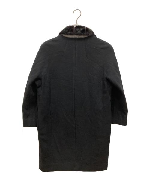 MAX&Co.（マックスアンドコー）MAX&Co. (マックスアンドコー) ファー付コート ブラック サイズ:SIZE 38の古着・服飾アイテム