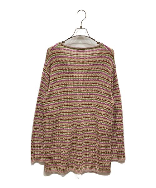 missoni sports（ミッソーニスポーツ）MISSONI SPORTS (ミッソーニスポーツ) 総柄カーディガン マルチカラー サイズ:不明の古着・服飾アイテム