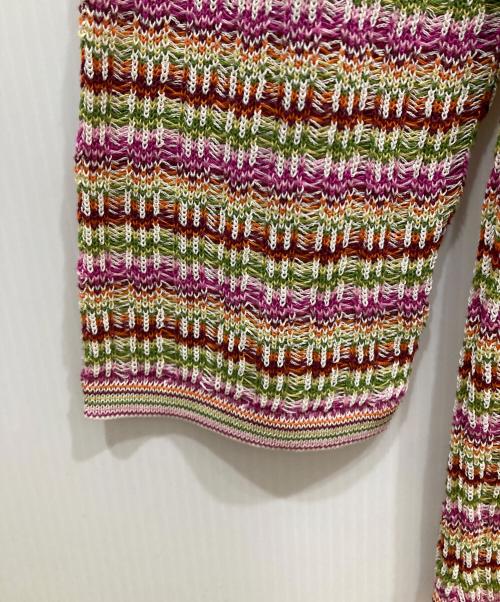 missoni sports（ミッソーニスポーツ）MISSONI SPORTS (ミッソーニスポーツ) 総柄カーディガン マルチカラー サイズ:不明の古着・服飾アイテム