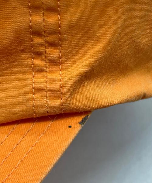 kijima takayuki（キジマタカユキ）KIJIMA TAKAYUKI (キジマタカユキ) PARAFFIN WEATHER 6PANEL CAP オレンジ サイズ:FREEの古着・服飾アイテム