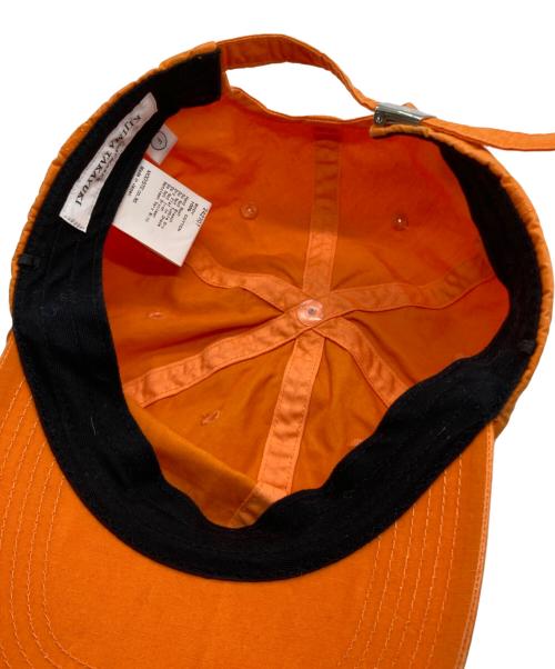kijima takayuki（キジマタカユキ）KIJIMA TAKAYUKI (キジマタカユキ) PARAFFIN WEATHER 6PANEL CAP オレンジ サイズ:FREEの古着・服飾アイテム