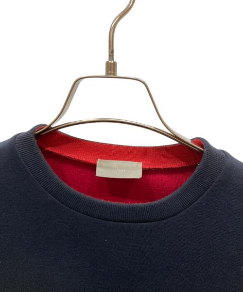 Christian Dior（クリスチャン ディオール）Christian Dior (クリスチャン ディオール) エンブロイダリー 刺繍 スウェット ネイビー サイズ:XXSの古着・服飾アイテム