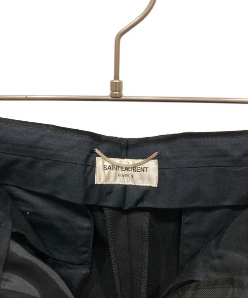 Saint Laurent Paris（サンローランパリ）Saint Laurent Paris (サンローランパリ) ウールスラックス ブラック サイズ:44の古着・服飾アイテム