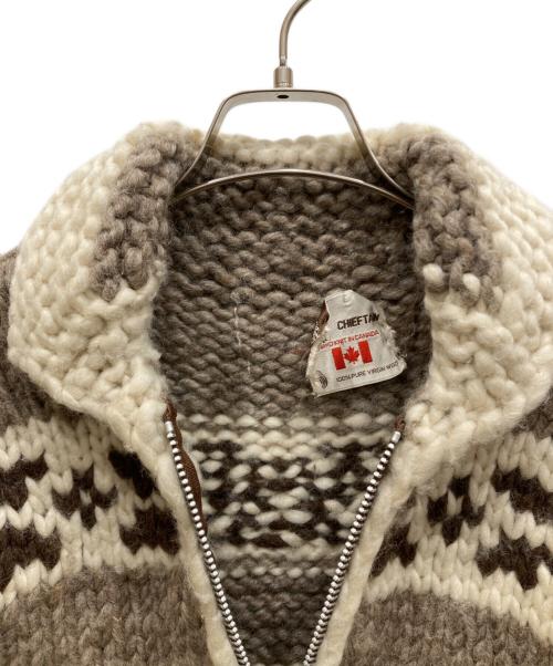 CHIEFTAIN（チーフテン）CHIEFTAIN (チーフテン) ウールカウチンニットカーディガン ベージュ サイズ:不明の古着・服飾アイテム