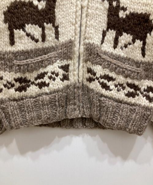 CHIEFTAIN（チーフテン）CHIEFTAIN (チーフテン) ウールカウチンニットカーディガン ベージュ サイズ:不明の古着・服飾アイテム