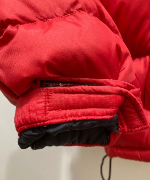 THE NORTH FACE（ザ ノース フェイス）THE NORTH FACE (ザ ノース フェイス) ヌプシダウンジャケット レッド×ブラック サイズ:Ⅼの古着・服飾アイテム