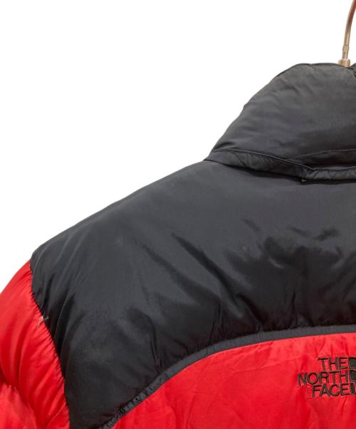 THE NORTH FACE（ザ ノース フェイス）THE NORTH FACE (ザ ノース フェイス) ヌプシダウンジャケット レッド×ブラック サイズ:Ⅼの古着・服飾アイテム
