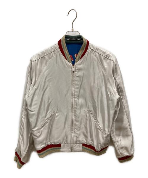 BEAMS（ビームス）BEAMS (ビームス) TAILOR 東洋 (テーラー東洋) スカジャン ブルー サイズ:Ⅿの古着・服飾アイテム