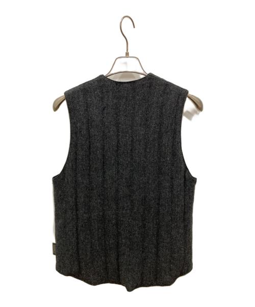 RockyMountainFeatherBed（ロッキーマウンテンフェザーベッド）RockyMountainFeatherBed (ロッキーマウンテンフェザーベッド) ヘリンボンツイードウールダウンベスト グレー サイズ:38の古着・服飾アイテム