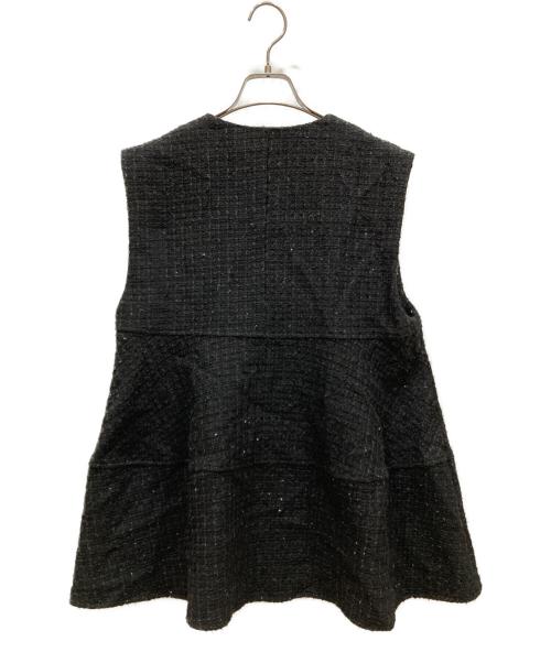 anana（アナナ）ANANA (アナナ) ラメシャギーツイード ブラック サイズ:SIZE Freeの古着・服飾アイテム