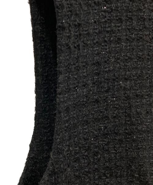 anana（アナナ）ANANA (アナナ) ラメシャギーツイード ブラック サイズ:SIZE Freeの古着・服飾アイテム