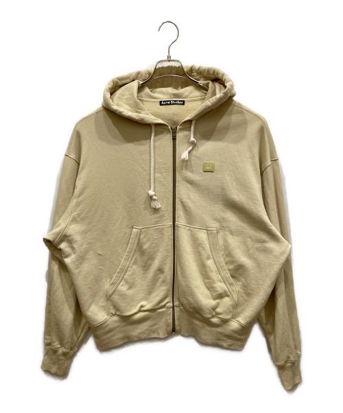 Acne studios（アクネ ストゥディオス）ACNE STUDIOS (アクネ ストゥディオス) Hooded zip sweater イエロー サイズ:SIZE Lの古着・服飾アイテム