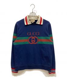 GUCCI（グッチ）の古着「インターロッキングGスウェット」｜ネイビー