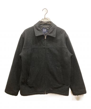 GAP 00s ウール スポーツジャケット Mサイズ　ブラック　y2k 中古・古着通販】GAP (ギャップ) ウールスポーツジャケット グレー