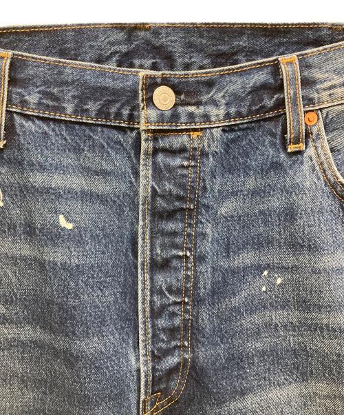 LEVI'S PReMIUM（リーバイス プレミアム）LEVI'S PReMIUM (リーバイス プレミアム) JOURNAL STANDARD (ジャーナルスタンダード) 501ペイント加工デニムパンツ インディゴ サイズ:SIZE 40の古着・服飾アイテム