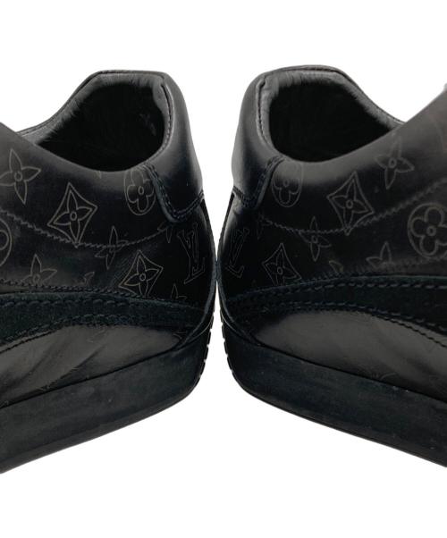 LOUIS VUITTON（ルイ ヴィトン）LOUIS VUITTON (ルイ ヴィトン) モノグラム スエード レザー スニーカー ブラック サイズ:SIZE 8 1/2の古着・服飾アイテム
