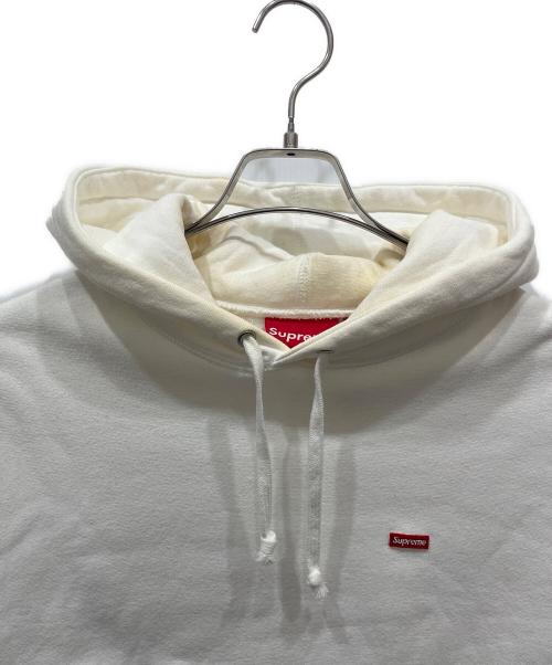 SUPREME（シュプリーム）Supreme (シュプリーム) スモールボックスロゴフーディー アイボリー サイズ:SIZE Sの古着・服飾アイテム