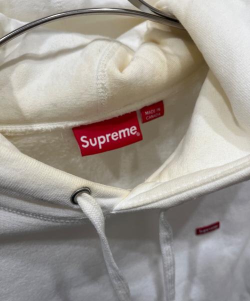 SUPREME（シュプリーム）Supreme (シュプリーム) スモールボックスロゴフーディー アイボリー サイズ:SIZE Sの古着・服飾アイテム
