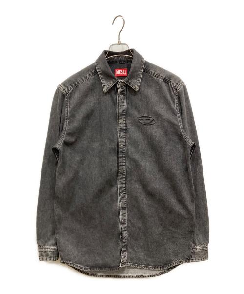 DIESEL（ディーゼル）DIESEL (ディーゼル) d-simply basic shirt ブラック サイズ:SIZE Sの古着・服飾アイテム