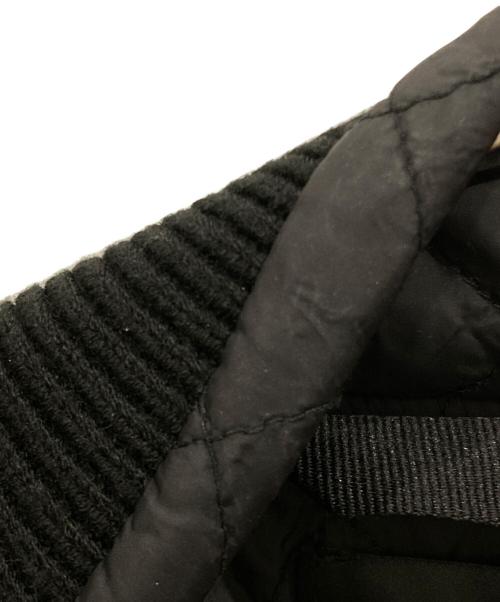 DIESEL（ディーゼル）DIESEL (ディーゼル) ジッパーデザイン キルティングブルゾン カーキ×ブラック サイズ:SIZE XSの古着・服飾アイテム