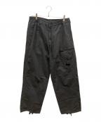 C.P COMPANYシーピーカンパニー）の古着「MICROREPS BOXY LENS CARGO PANTS」｜ブラック
