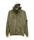 C.P COMPANYシーピーカンパニー）の古着「Cotton Mixed Hooded Knit」｜オリーブ