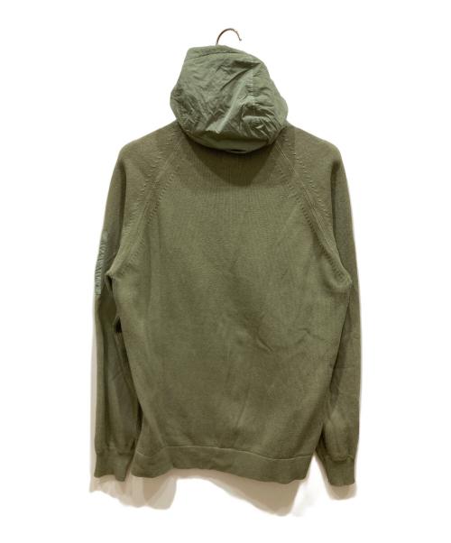C.P COMPANY（シーピーカンパニー）C.P COMPANY (シーピーカンパニー) Cotton Mixed Hooded Knit オリーブ サイズ:SIZE 50の古着・服飾アイテム