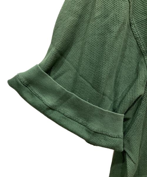 C.P COMPANY（シーピーカンパニー）C.P COMPANY (シーピーカンパニー) ロゴワッフルTシャツ グリーン サイズ:Ⅼの古着・服飾アイテム