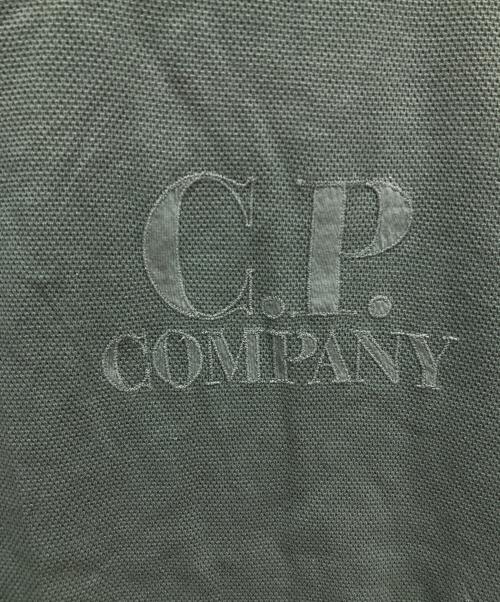 C.P COMPANY（シーピーカンパニー）C.P COMPANY (シーピーカンパニー) ロゴワッフルTシャツ グリーン サイズ:Ⅼの古着・服飾アイテム