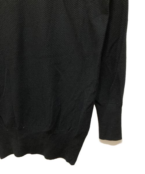 JOHN SMEDLEY（ジョンスメドレー）JOHN SMEDLEY (ジョンスメドレー) ヘンリーネックニット ブラック サイズ:Ⅼの古着・服飾アイテム