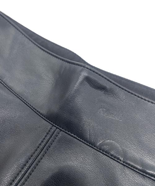 Snidel（スナイデル）Snidel (スナイデル) ストレッチレザータイトスカート ブラック サイズ:1の古着・服飾アイテム