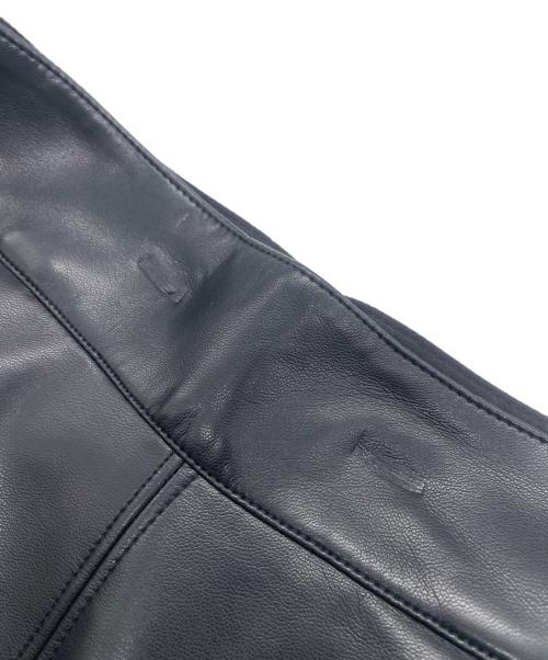 Snidel（スナイデル）Snidel (スナイデル) ストレッチレザータイトスカート ブラック サイズ:1の古着・服飾アイテム