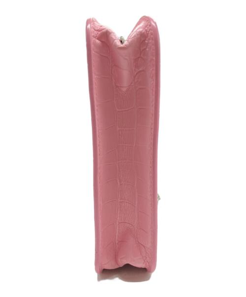 BALENCIAGA（バレンシアガ）BALENCIAGA (バレンシアガ) チェーンウォレット ゴシップ ショルダーバッグ ピンクの古着・服飾アイテム