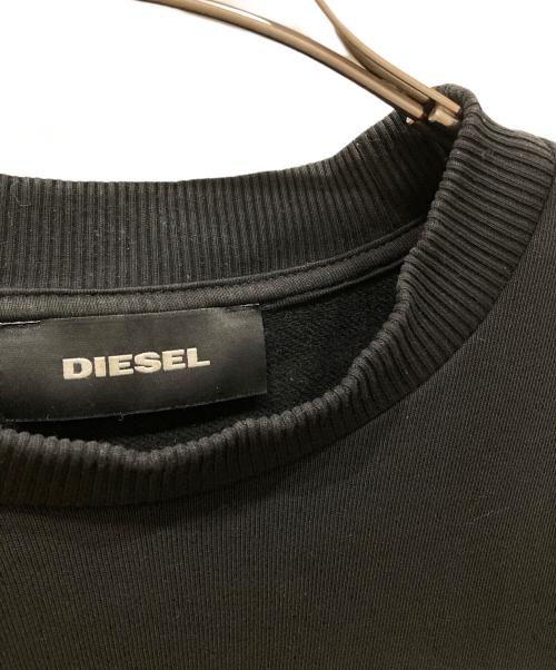 DIESEL（ディーゼル）DIESEL (ディーゼル) ロゴスウェット ブラック サイズ:SIZE XXSの古着・服飾アイテム