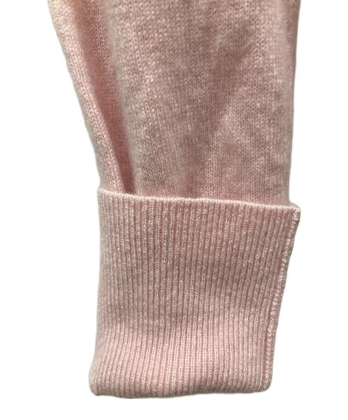 MACKINTOSH（マッキントッシュ）MACKINTOSH (マッキントッシュ) カシミヤクルーネックカーディガン ピンク サイズ:SIZE Mの古着・服飾アイテム