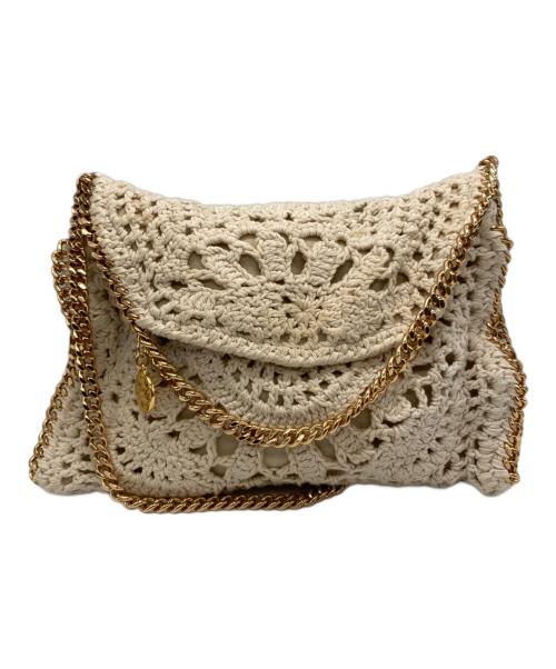 STELLA McCARTNEY（ステラマッカートニー）STELLA McCARTNEY (ステラマッカートニー) かぎ針編みチェーンショルダーバッグ ベージュの古着・服飾アイテム
