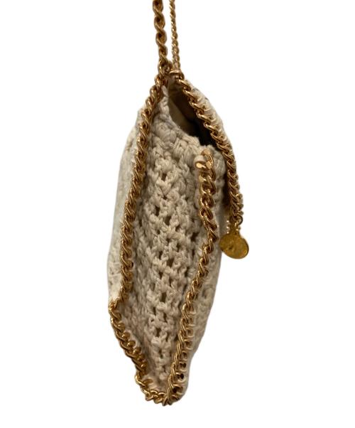 STELLA McCARTNEY（ステラマッカートニー）STELLA McCARTNEY (ステラマッカートニー) かぎ針編みチェーンショルダーバッグ ベージュの古着・服飾アイテム