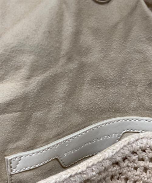 STELLA McCARTNEY（ステラマッカートニー）STELLA McCARTNEY (ステラマッカートニー) かぎ針編みチェーンショルダーバッグ ベージュの古着・服飾アイテム