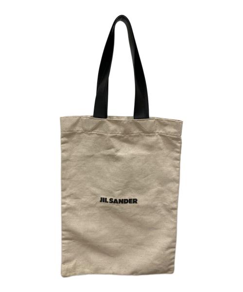 JIL SANDER（ジルサンダー）JIL SANDER (ジルサンダー) FLAT SHOPPER アイボリー×ブラックの古着・服飾アイテム
