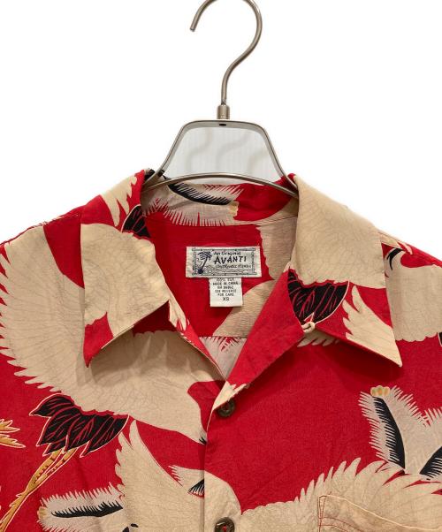AVANTI（アヴァンティ）AVANTI (アヴァンティ) アロハシャツ レッド サイズ:SIZE XSの古着・服飾アイテム