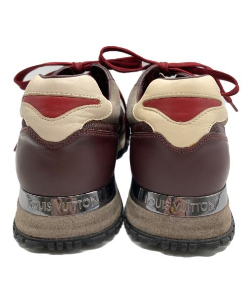 LOUIS VUITTON（ルイ ヴィトン）LOUIS VUITTON (ルイ ヴィトン) ダミエ コンビレザースニーカー ボルドー サイズ:SIZE 6の古着・服飾アイテム