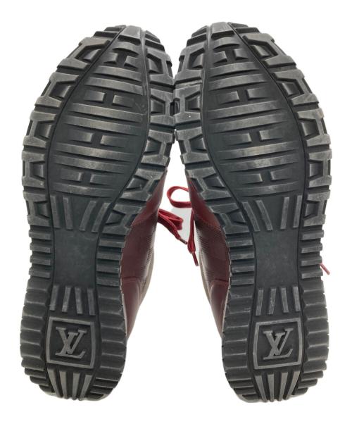 LOUIS VUITTON（ルイ ヴィトン）LOUIS VUITTON (ルイ ヴィトン) ダミエ コンビレザースニーカー ボルドー サイズ:SIZE 6の古着・服飾アイテム