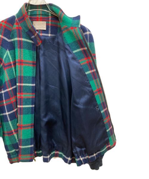 PENDLETON（ペンドルトン）PENDLETON (ペンドルトン) チェック柄スイングトップ ネイビー×グリーン サイズ:Ⅿの古着・服飾アイテム