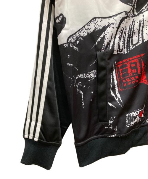 adidas（アディダス）adidas (アディダス) トラックジャケット ホワイト×ブラック サイズ:Ⅼの古着・服飾アイテム