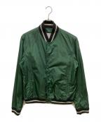 MONCLERモンクレール）の古着「スナップナイロンブルゾン」｜グリーン